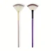 1pc Fan Shaped Highlight Brush Contour Brush Blending Highlighter Makeup Brush Face Loose Powder Brush Cosmetic Beauty Tools 1