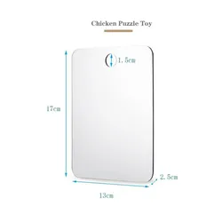 Acrylic Fogless Shower Mirror for Makeup and Shaving - Travel-Friendly Bathroom Accessory (1pc)