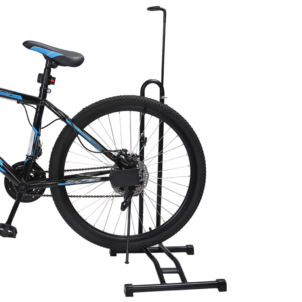 3in1 Bicycle Floor Parking Rack Bike Indoor Garage Storage Bike Repair Stand Maintenance Holder Rack for Mountain