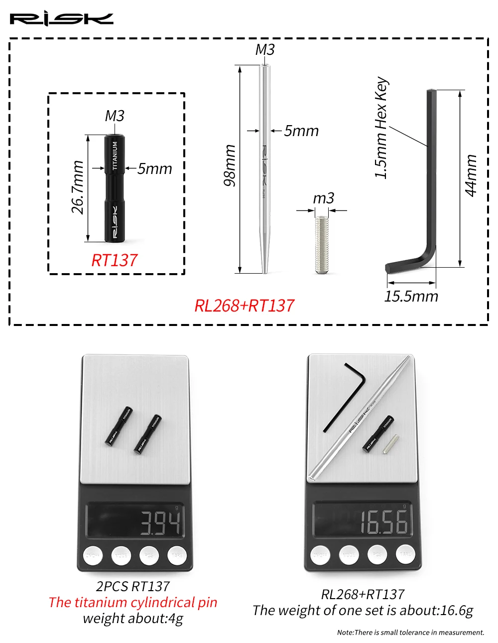 RISIKO Rennrad Schalthebel Zylindrischer Schwenkstift Installationswerkzeug Schalthebel Zylinderstift Schraubenbolzen für 105 UT R7170 R8170 R9270 – Detail 2