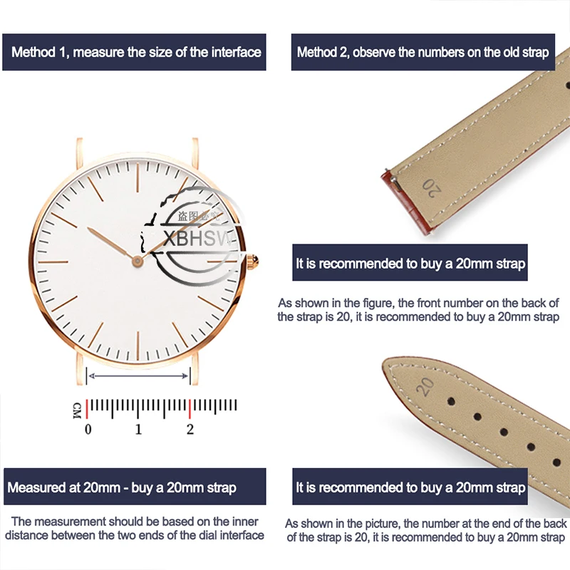 Elegant Rose Gold Nylon Watch Strap with Bracelet Buckle – Multiple Sizes