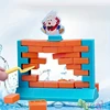 3D Parent-Child Family Party Game Educational Toys Challenging Kids 3D Humpty Dumpty Plastic Wall Brick Game Desktop games toy 3