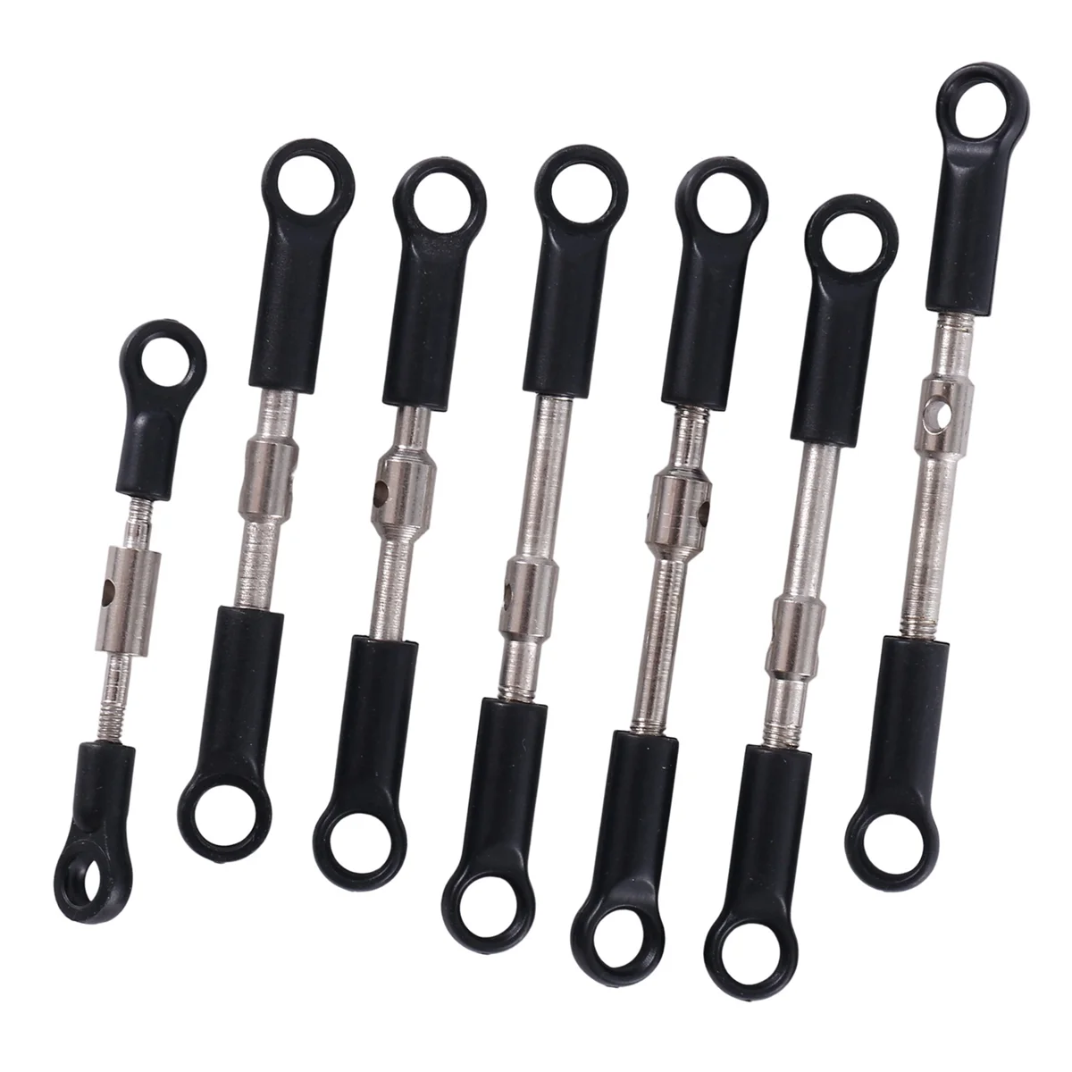 7Pcs Front Rear Tie Rod Linkage Servo Link Rod Set for Wltoys 144001 144010 124016 124017 124019 RC Car Spare Parts 3