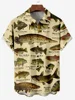 Fishing Pattern 3D Print Shirts For Men Women Outdoor Fish Hunting Turndown Collar Oversized Casual Fashion Top Man Clothing 4
