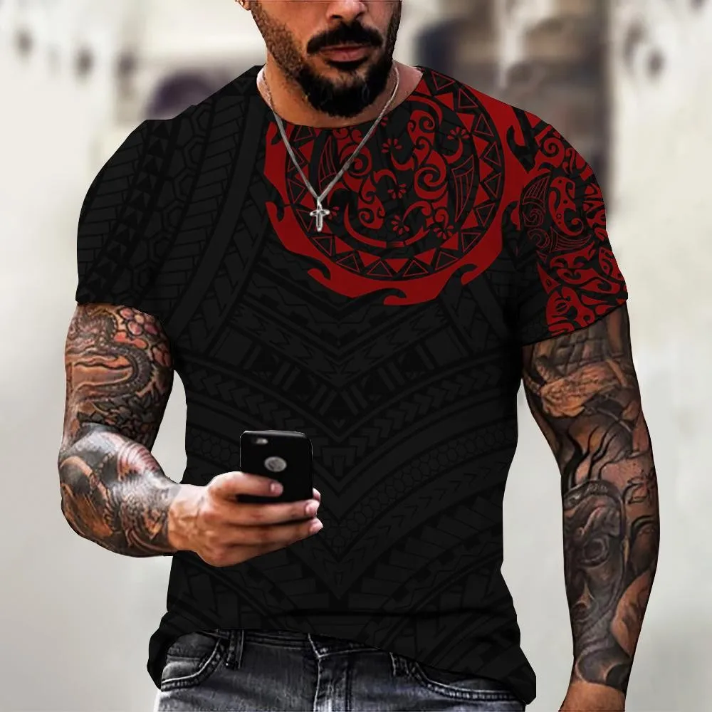 

XOXO pattern 3d printed t-shirt fashion men's street casual sports shirt male O-neck oversized t-shirt fishing