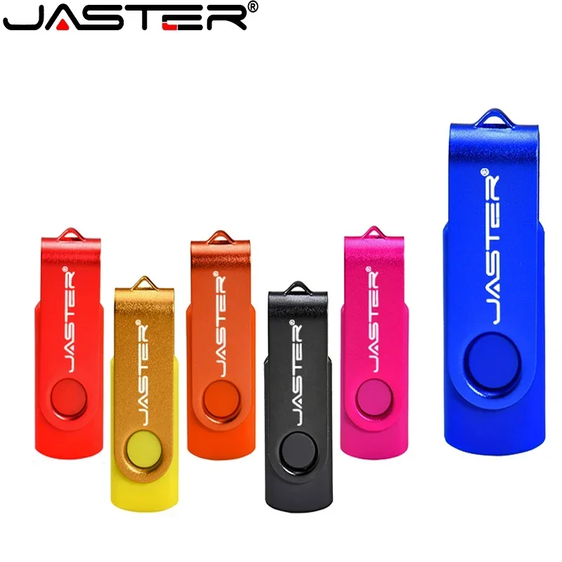 JASTER 비즈니스 선물 USB 플래시 드라이브 128GB 실제 용량 펜 드라..