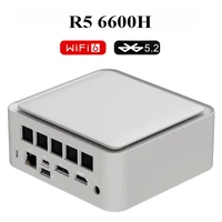 SZBOX Ryzen 5 6600H MINI PC Windows 11 Pro DDR5 4800Mhz M.2 2280 NVME SSD PCIE3.0 USB4.0 WIFI6 BT5.2 Game Office Computer 1