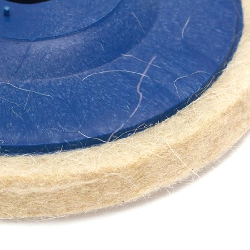 100mm Wool Polishing Wheel Beige Grinding Pads Grinding Angle Grinder Wheel Felt Polisher Disc Stainless Steel Aluminum grinding disc abrasive wheel grinding wheel wool felt polishing pad