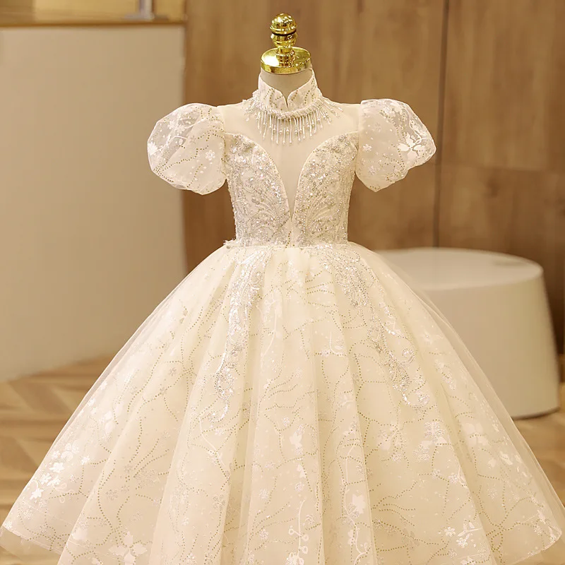 children's-dress-princess-dress-2023-new-flower-girl-wedding-little-girl-dress-girl-host-piano-performance-dress