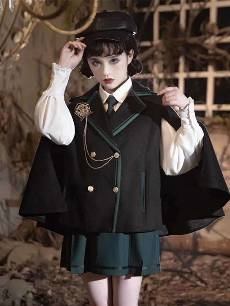 Priuri 黒 ウールコート 140