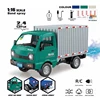 1/16 4WD 2.4GHz RTR RC simulation micro card truck model with lighting remote control car adult children toy gift 1