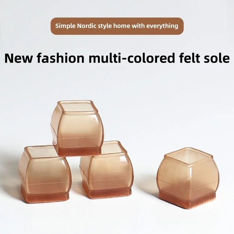 Furniture Leg Pads 16Pcs Silicone Non-Slip Chair Leveling Feet Protect Hardwood Floors