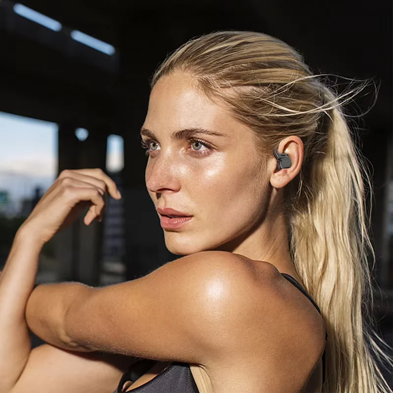 Cuffie Sportive Wireless Originali Bluetooth 5.3 Over-Ear con Ganci Auricolari, Auricolari Sportivi Impermeabili per Corsa, Cuffie In-Ear - immagine 4