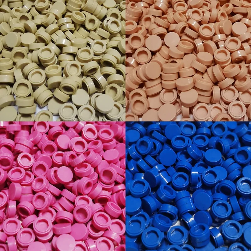 500-Piece Round Tile Set for Mosaic Art and Creative Building