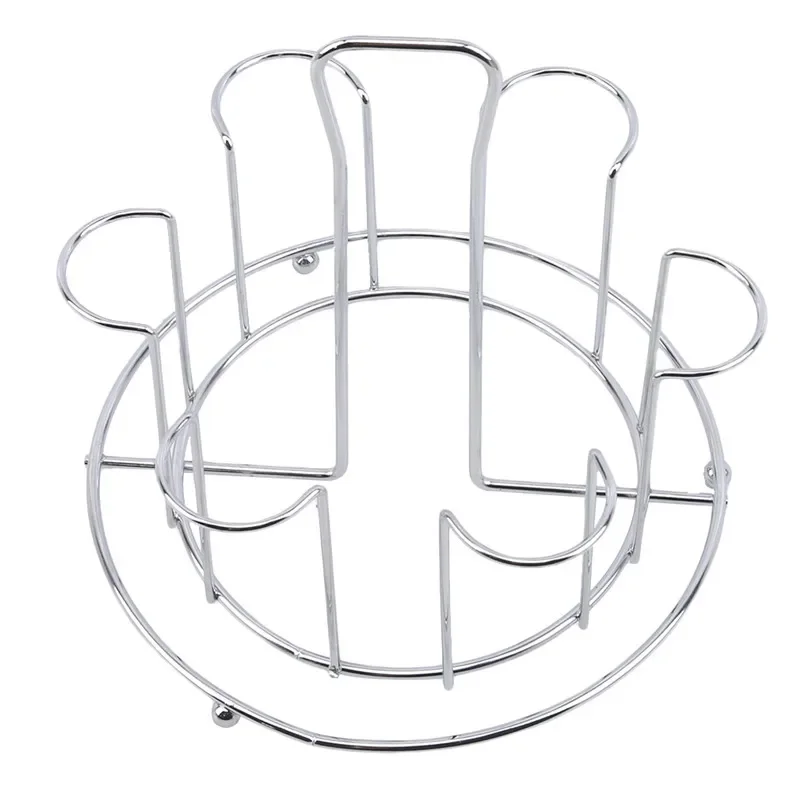 Metal Glass Cup Storage Rack For Water Mug Draining Drying Organizer Drain Holder Stand Useful Home Kitchen Supply 4