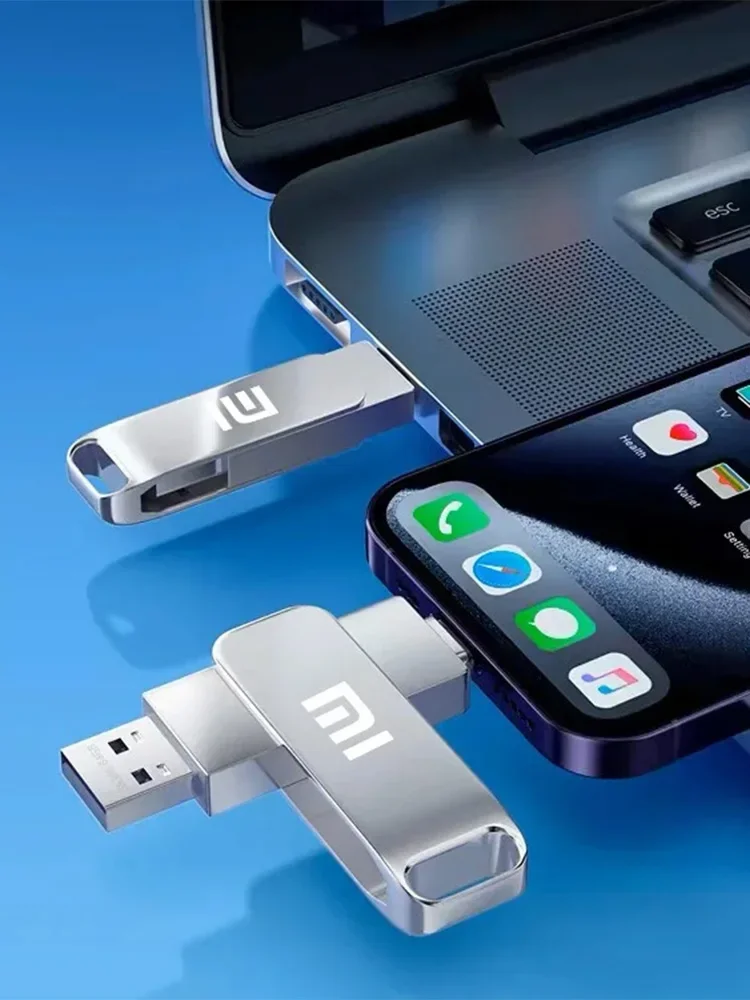 Xiaomi USB Flash Drive 16TB 3.0 Metal High-Speed 2TB 512GB Waterproof Type-C For Computer Storage Devices