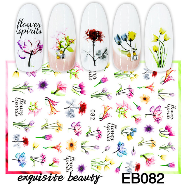 Stickers for Nails Summer Fashion Sticker Sweet Fruit Cherry Design Nail Art Decorations  Foil Wrap Manicure Accessories