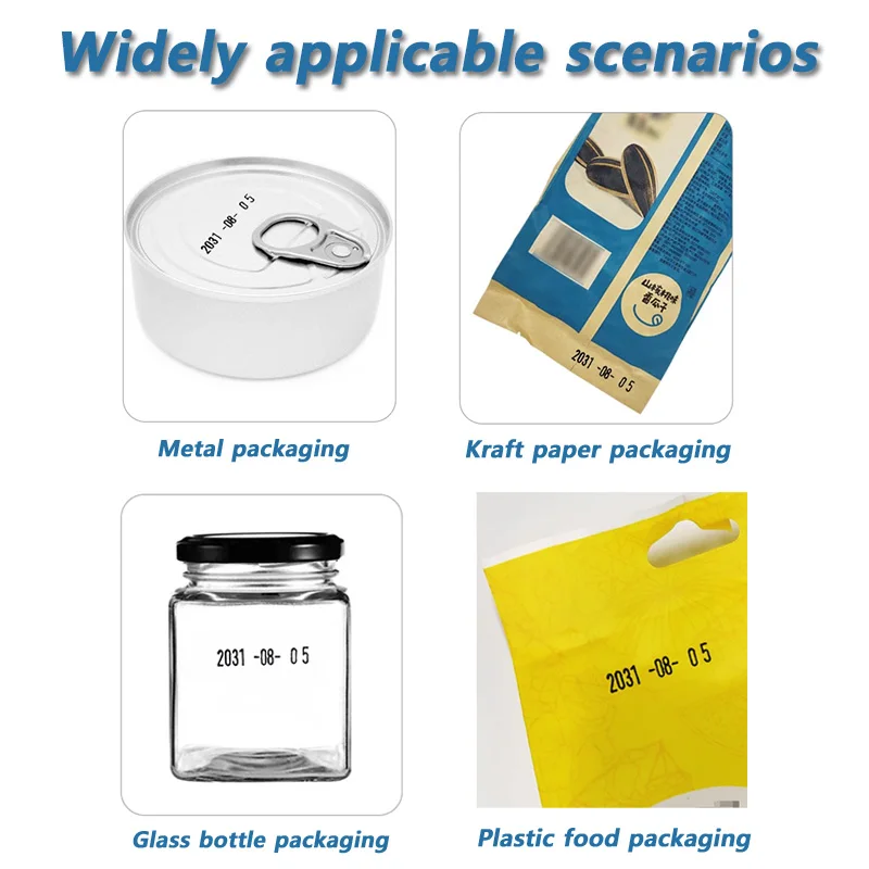 Mini Automatic Date Stamps for Office Supplies ABS Material