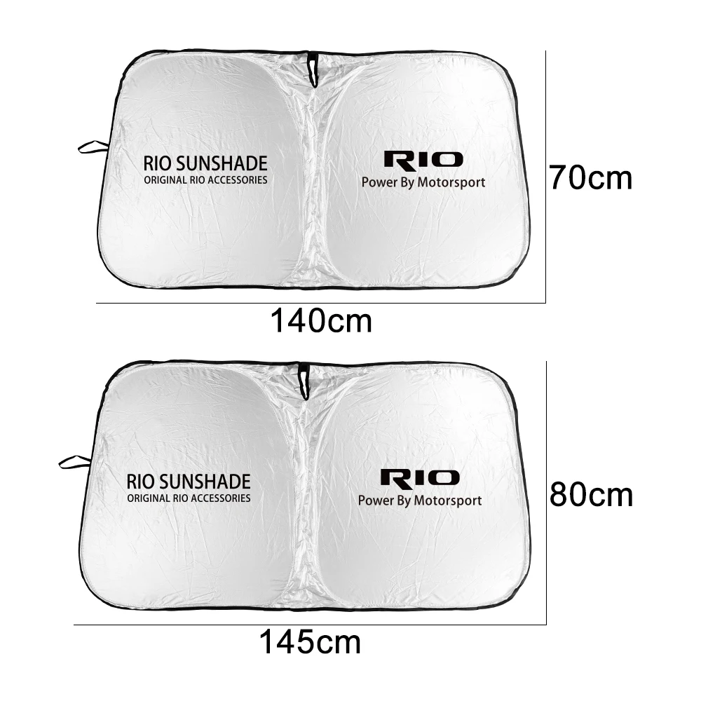 Car Front Windshield Sun Visor Shade Cover Anti-uv Auto Sunshades for Kia Rio 3 4 K2 K3 X-Line