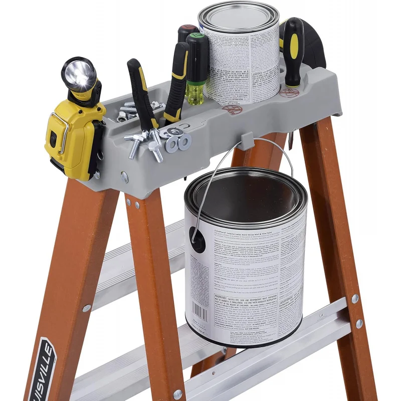 12-Foot Fiberglass Step Ladder, 300-Pound Load Capacity, Type IA, FS1512
