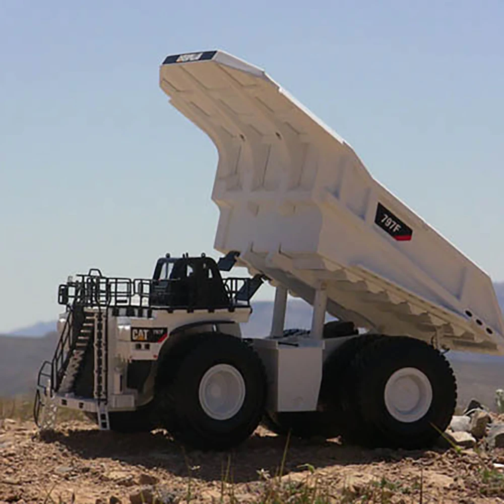 Cat 797F Mining Truck Special White Edition 1:50 Scale Die-cast