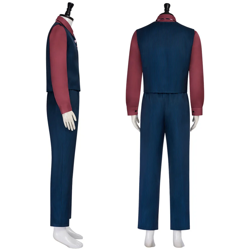 Finley | Rose Red Suit Costume Cosplay 30 Generic Rose-Themed Suit Costume for Men (Unofficial)