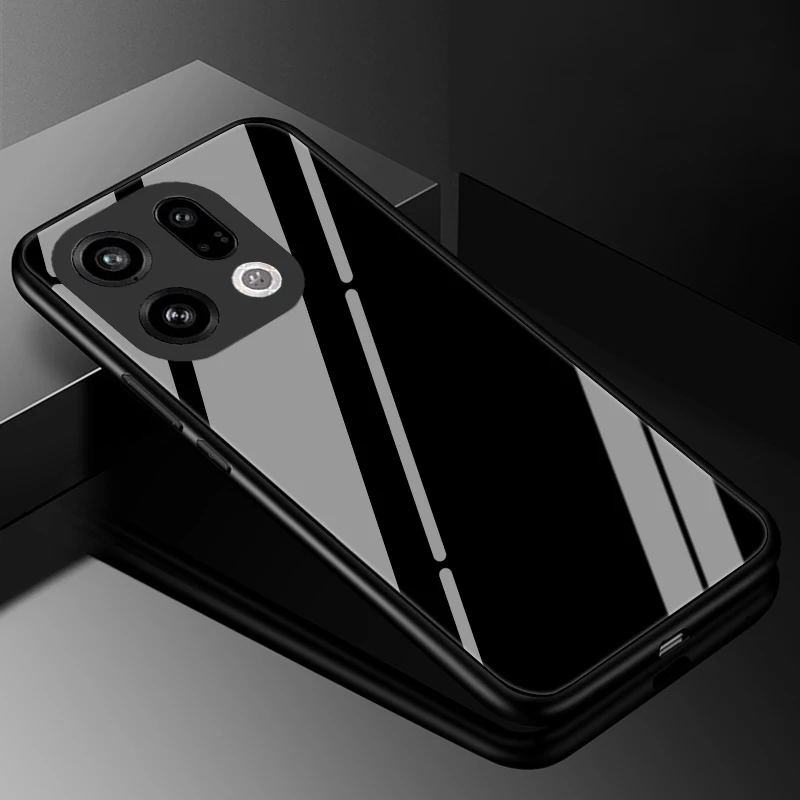 Premium Tempered Glass Hard Back Bumper Case Cover