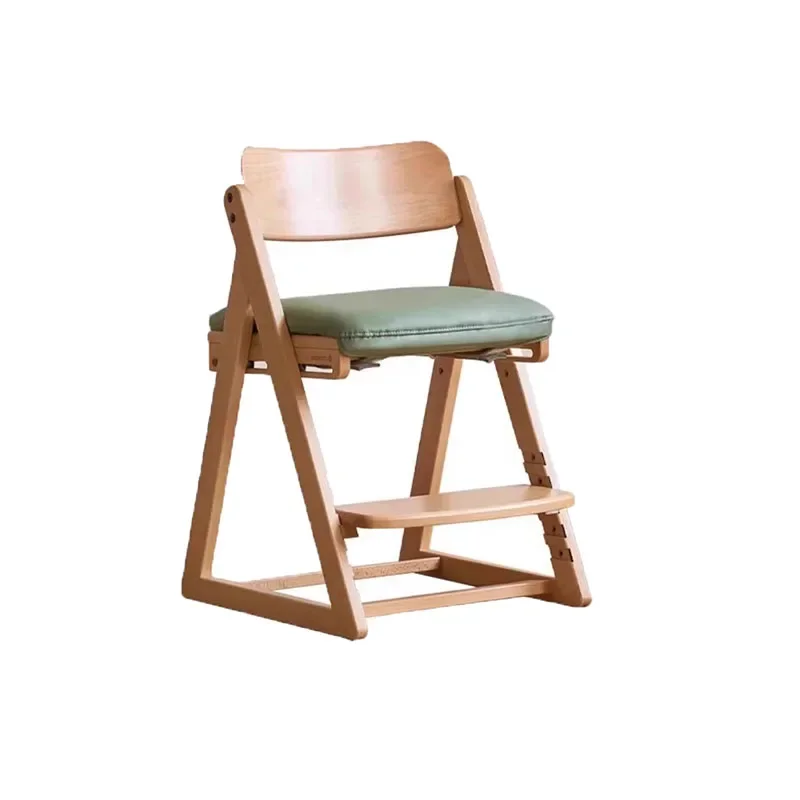 Children Chair Wooden Chairs Design Child Room Furniture Growing Kids Wood Children's Stool Mueble Infantil Designer Study