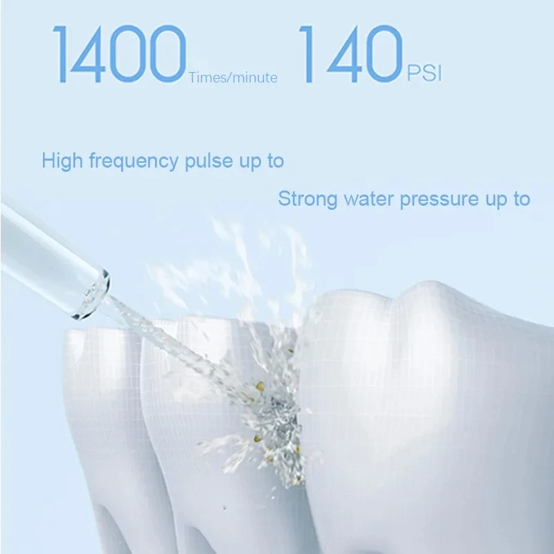 Oral Irrigator Dental Cleaner Water Flosser XIAOMI MIJIA MEO701 Teeth Whitening Flosser Bucal Tooth Cleaner Water Pick Thread For Teeth Water Tank