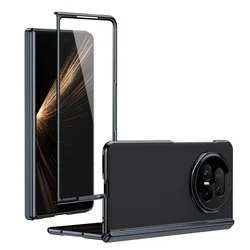 Matte Full - Body Protective Case with Built - in Screen Protector and Hinge Protection for HONOR Magic V5 (Black)
