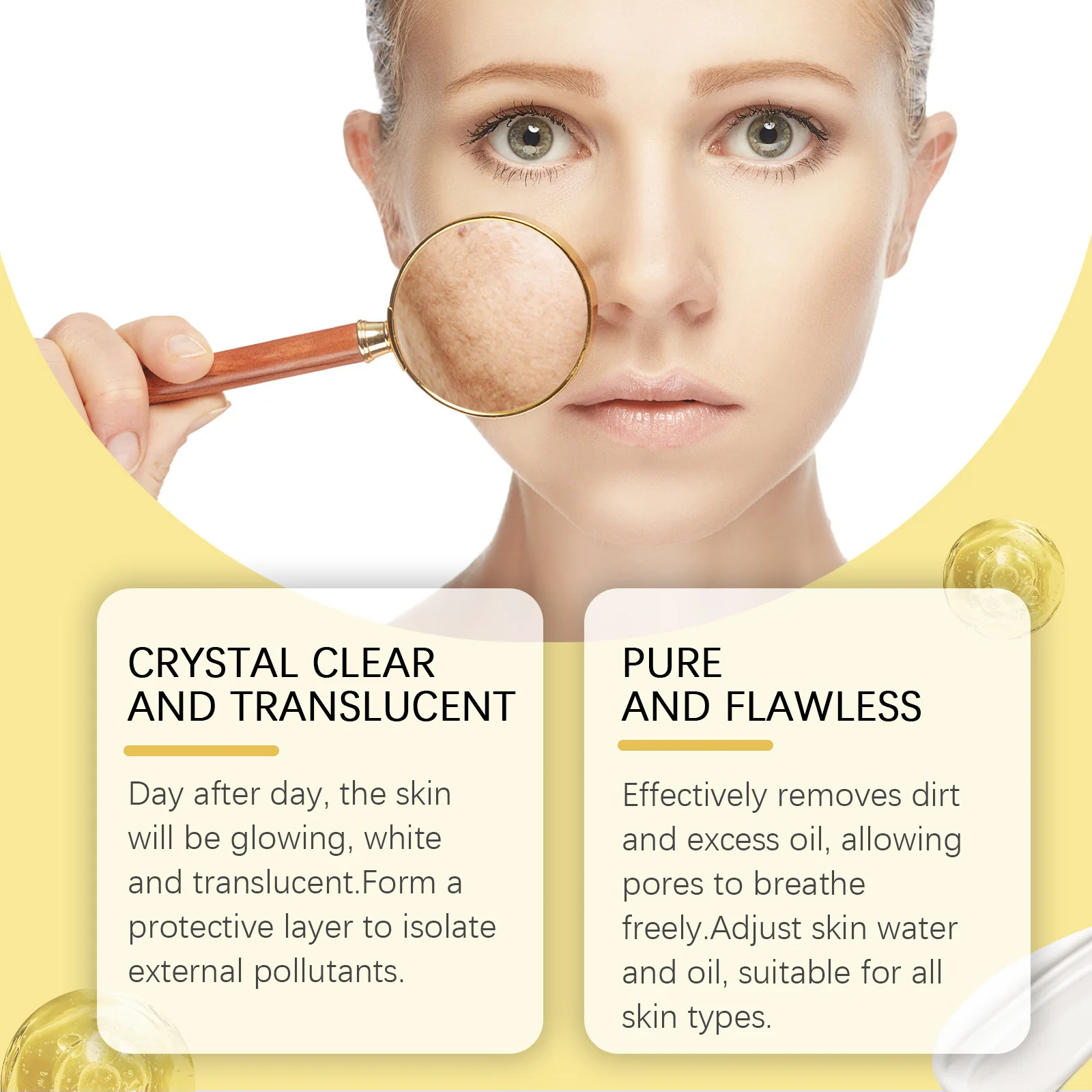 Nicotinamide Whitening Facial Cleanser Foaming Shrink Pores Deep Cleaning Oil Control Hydrating Brightening Face Wash Cleanser 4