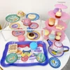 Toy Tea Set for Little Girls Princess Party Play Toy Kid Afternoon Tea Set Including Kitchen Pretend Toys Birthday Gift for Kids 5