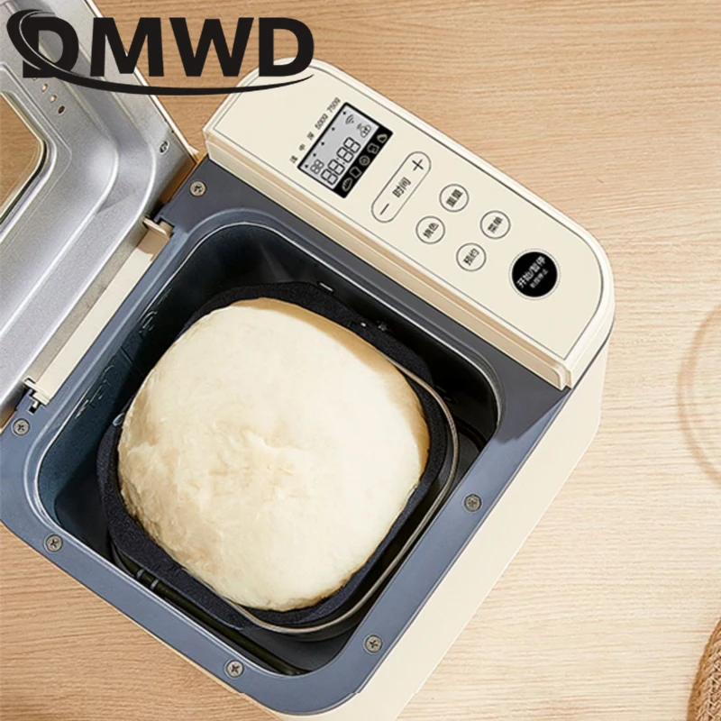 DMWD Visible Automatic Multifunctional Mini Bread Maker Intelligent  Electric Yogurt Cake Bread Toast Baking Machine Bread