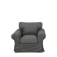 EKTORP Available 1-Seat Sofa Cover  Cotton Linen Velvet Cat Scratch Resistant Couches for Living Room Creative Decor chair 2