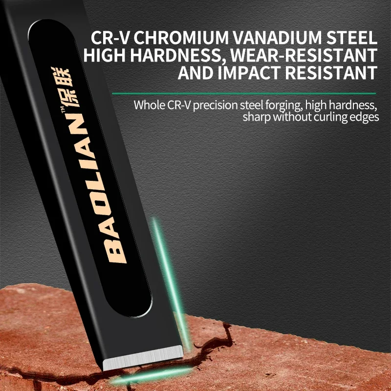 Flat Chisel Concrete Tool Chisel Head Cement Stone Splitter Chrome Vanadium Steel Masonry Flat Shovel Wood Processing wood carving chisels carving chisels