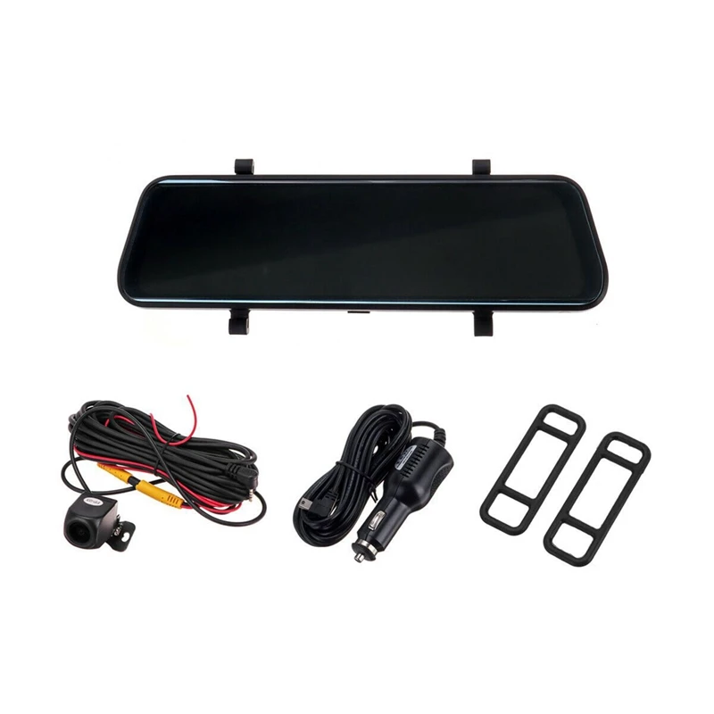 

10 Inch Car Dvr Rearview Mirror Sprint Camera 1080P Full Hd Dual Lens Contact Screen Car Video Recorder