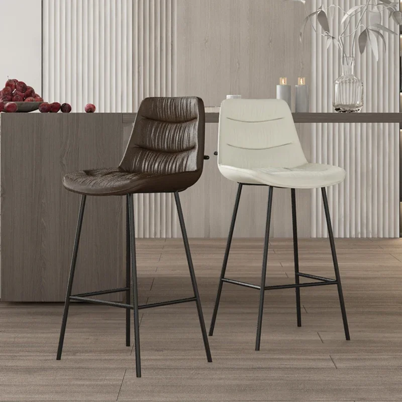 

Manicure Designer Bar Chairs Nordic High Living Room Metal Office Bar Chairs Vanity Modern Krzesla Barowe Salon Furniture