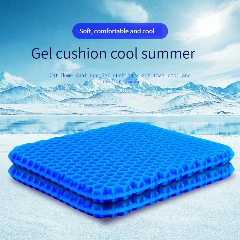 Gel Seat Cushion for Long Sitting,Double-Layer Chair Cushions for