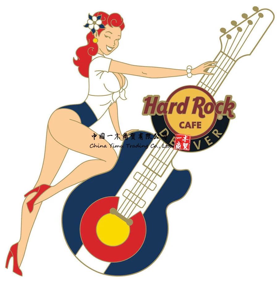 Surfboard Girl - Hard Rock Cafe Pins
