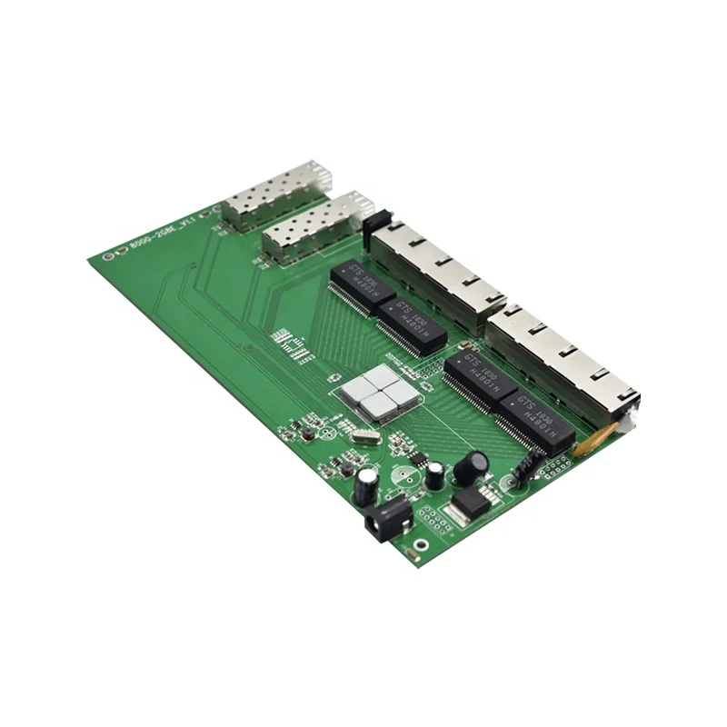 FTTH Fiber Optic Factory Price Reverse POE Switch 8 Port Ethernet+2 Giga SFP Slot PCBA For Outdoor