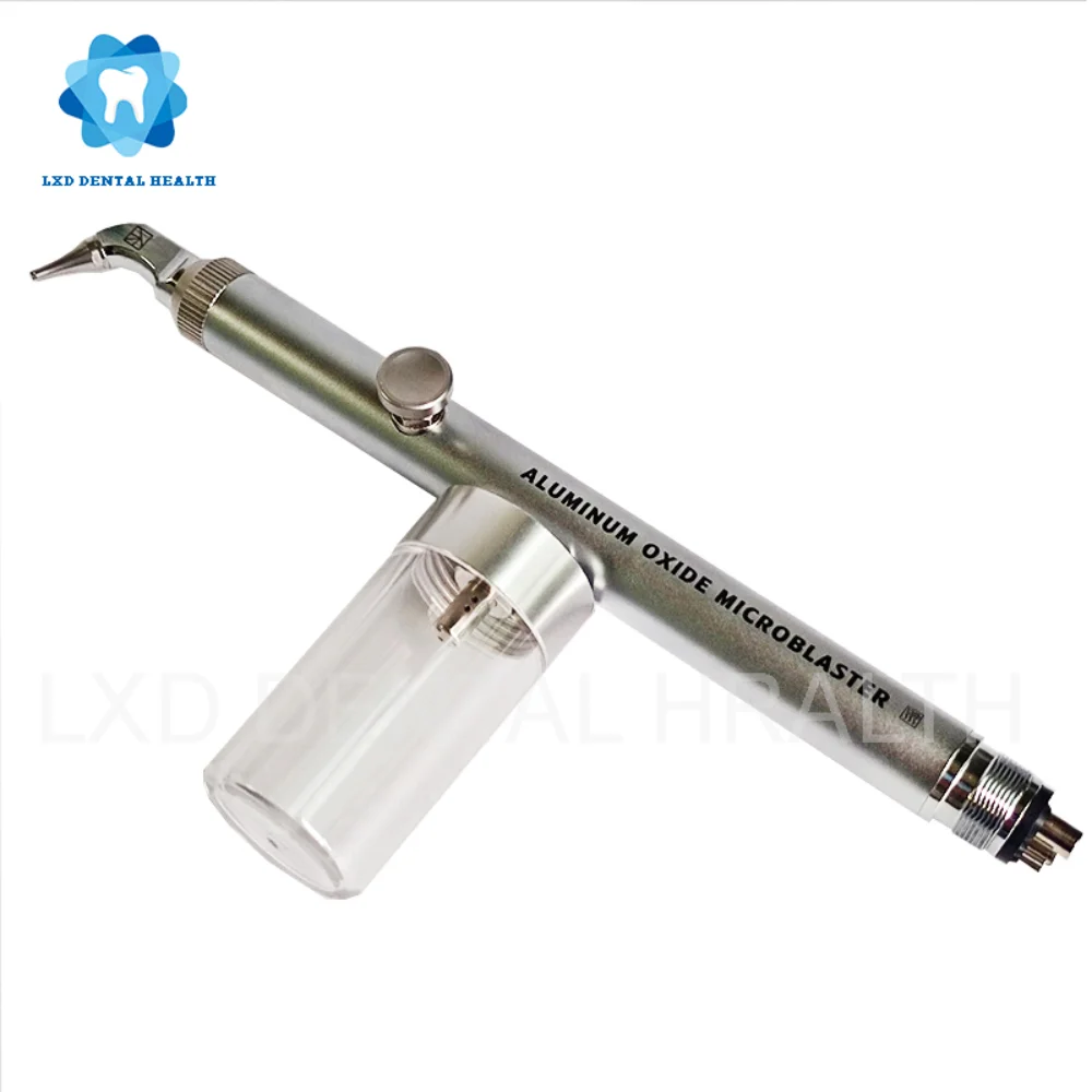 

Dental Aluminum Oxide Micro Blaster Alumina Air Abrasion Polisher Microetcher Sandblasting Sandblaster Lab Dentistry 2/4 Holes