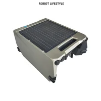 Pool Robotic Skimmer Robot Solar Cleaning Pool with 220μm Filtration 12W Solar Panel 5200mAh Battery  20 Hours Working Time 6