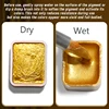 72 Colors Metallic Watercolors with Intense Sparkle, Pearlescent Glitter Solid Pigment, Flash Iridescent Paints, Golden Slivery 4