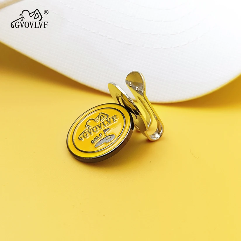 1pc GVOVLVF Golf Ball Marker with Magnetic Hat Clip Men and Women Golf Accessories and Gift Ideas Stylish Minimalist 25mm