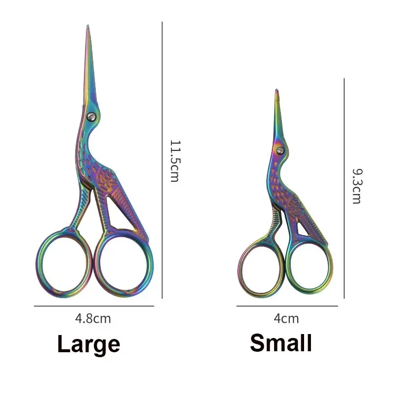 Sewing Scissors 1PC Embroidery Stork Shape Stainless Steel Small Craft DIY Sewing Tools
