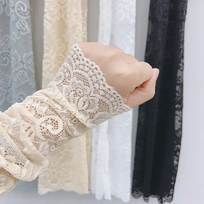 Lace Arm Sleeves for Women UV Protection Driving Essential for Outdoor Activities Fashionable Clothing Accessories Gifts