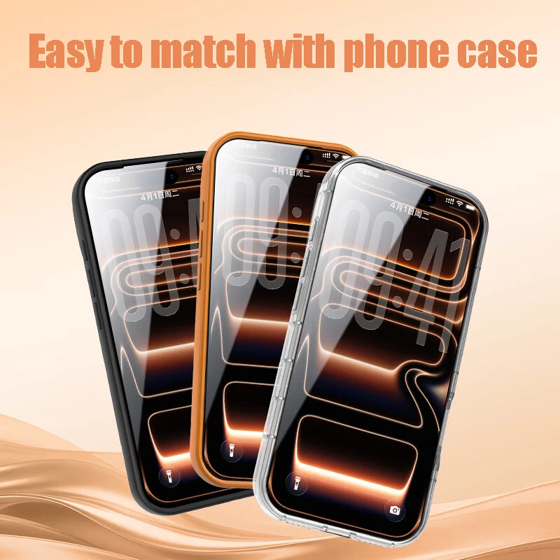 HD Glass Screen Protector with Oleophobic Coating - 3-5 Pack Tempered Glass Protective Film