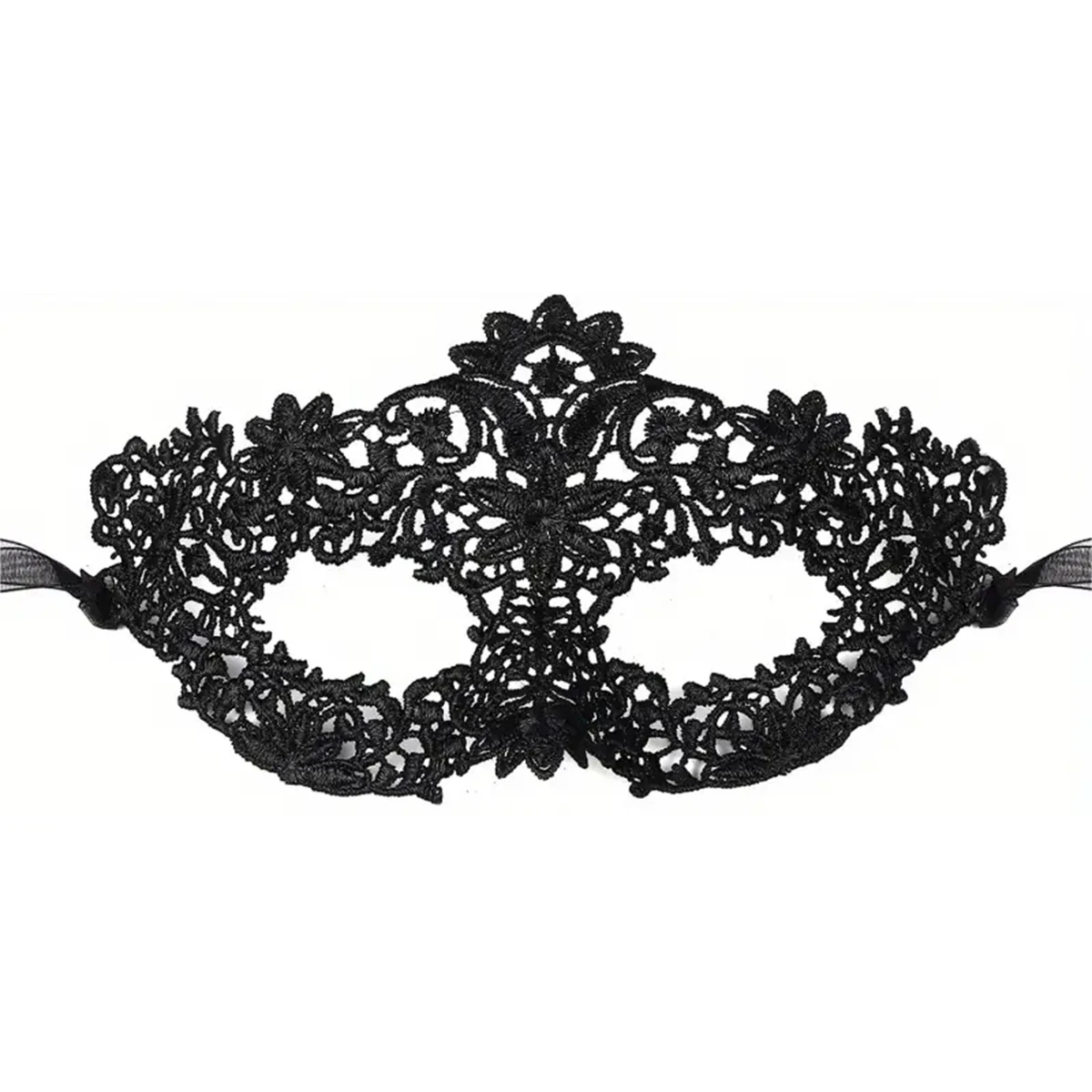 Ensemble De 2 Masques Masquerade Ball Halloween Costumes Pour Hommes Et Femmes (Noir-1 + Rose Rouge