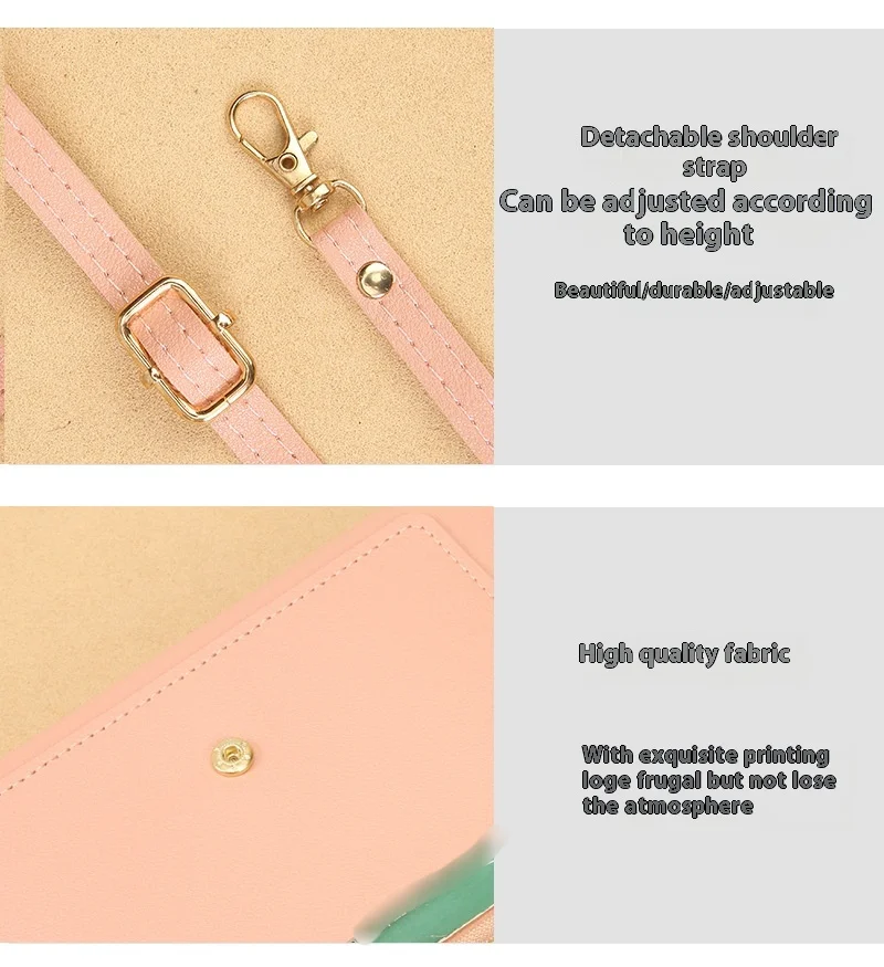 New Women's Wallet Korean Edition Multi Functional Shoulder Bag Medium And Long Handbag Zero Wallet_voghion.com