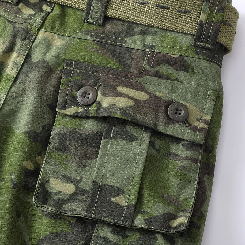 Men Combat Pants With Knee Pads Tactical Cargo Sport Trousers Camouflage Multicam Trekking Hunting Clothes（Not belt） 5